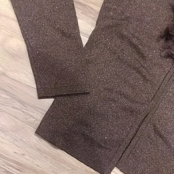 Dress barn brown shimmery cardigan - Picture 4 of 6